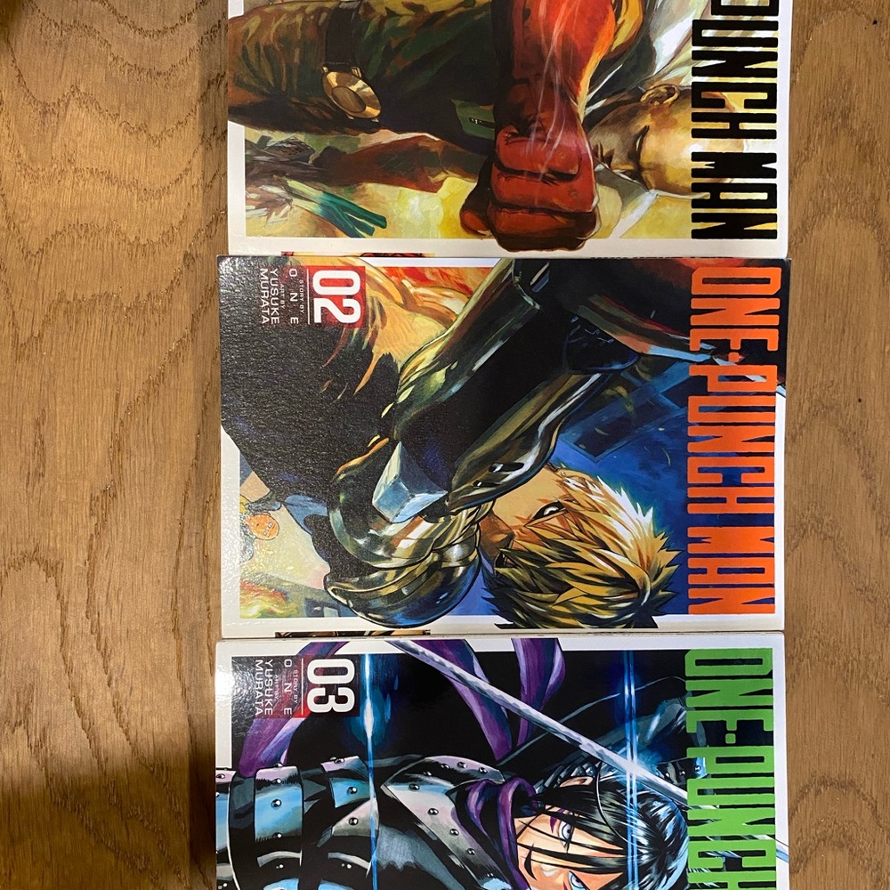 One Punch Man Manga Volumes 1-3